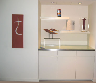 side board + shelves